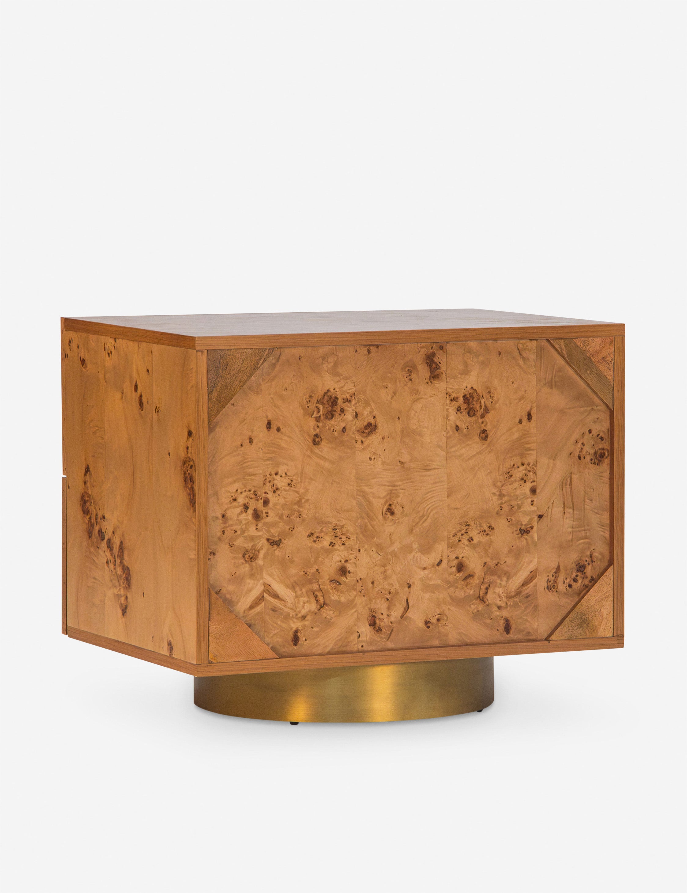 Modern Wooden Nightstand with Drawer - Bedside Table for Bedroom, Living Room, or Office - Compact Storage Solution for Books, Lamps & Essentials