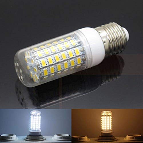 3-Pack 15W 60-LED SMD2835 E27 Corn Light Bulb, AC 85-265V, Cold White (6000K) - Energy Efficient LED Replacement for Warehouse, Garage & Outdoor Lighting