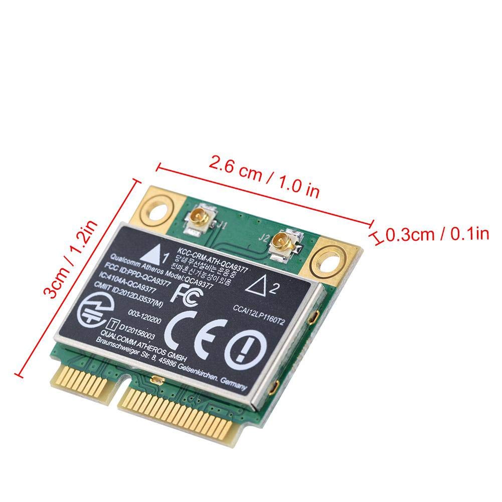 Zerone PCI-E WiFi Card - Dual Band 2.4G/5GHz Wireless Network Adapter 433Mbps for Desktop PC - Perfect for Gaming, Streaming & Home Office Use