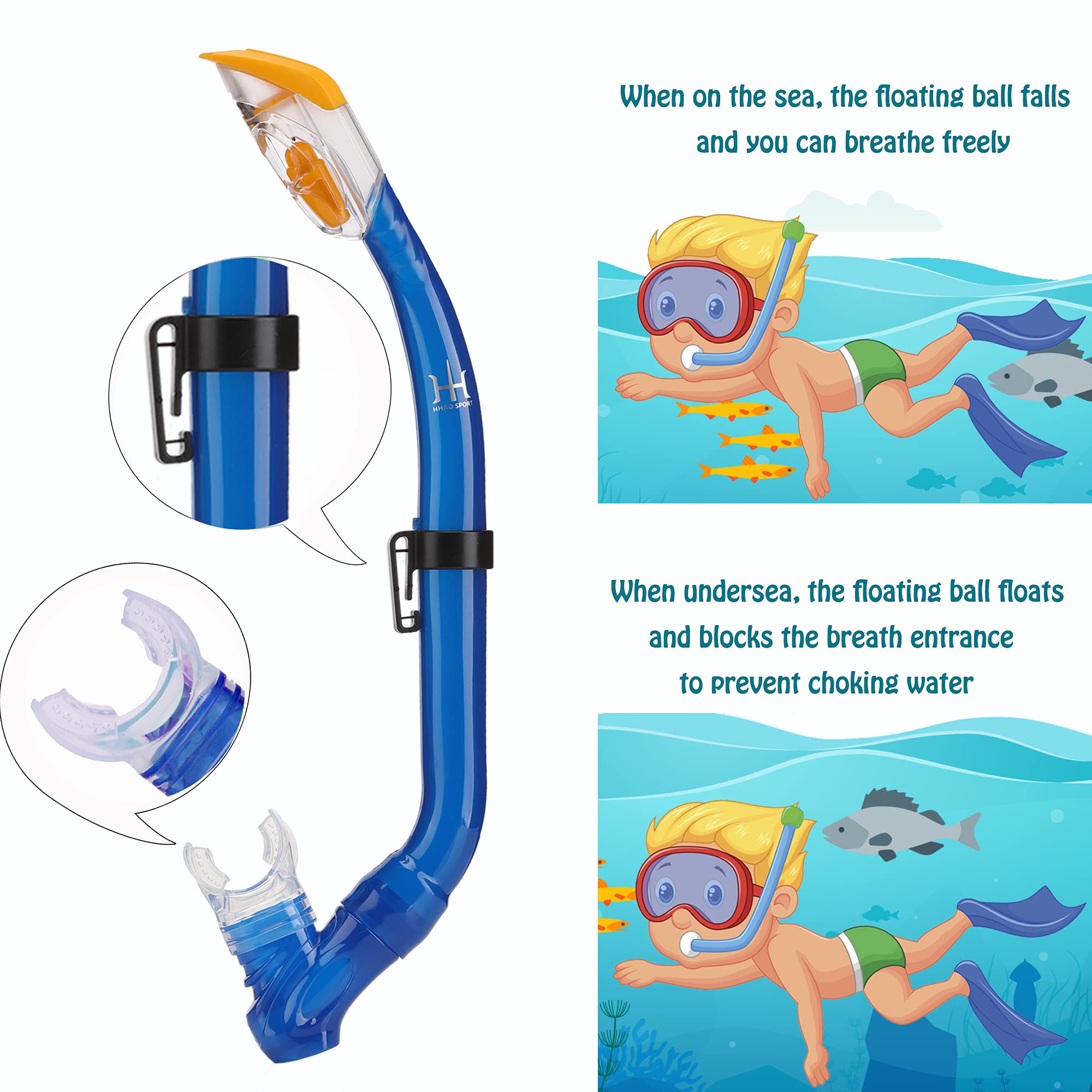 **Kids Snorkel Set - Diving Mask, Adjustable Swim Fins, Snorkel & Mesh Bag - Anti-Fog & Anti-Leak Snorkeling Gear for Children - Perfect for Pool, Beach & Ocean Adventures**