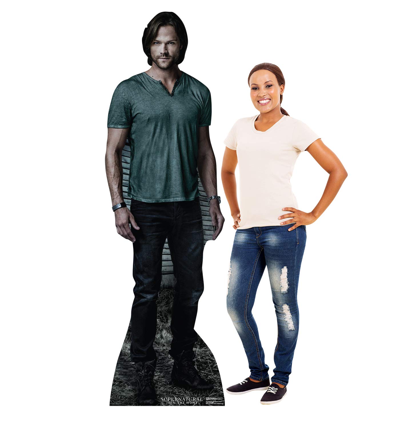 Sam Winchester Life-Size Cardboard Cutout Standee - Supernatural TV Show Collectible for Home Decor, Themed Parties & Fan Gifts