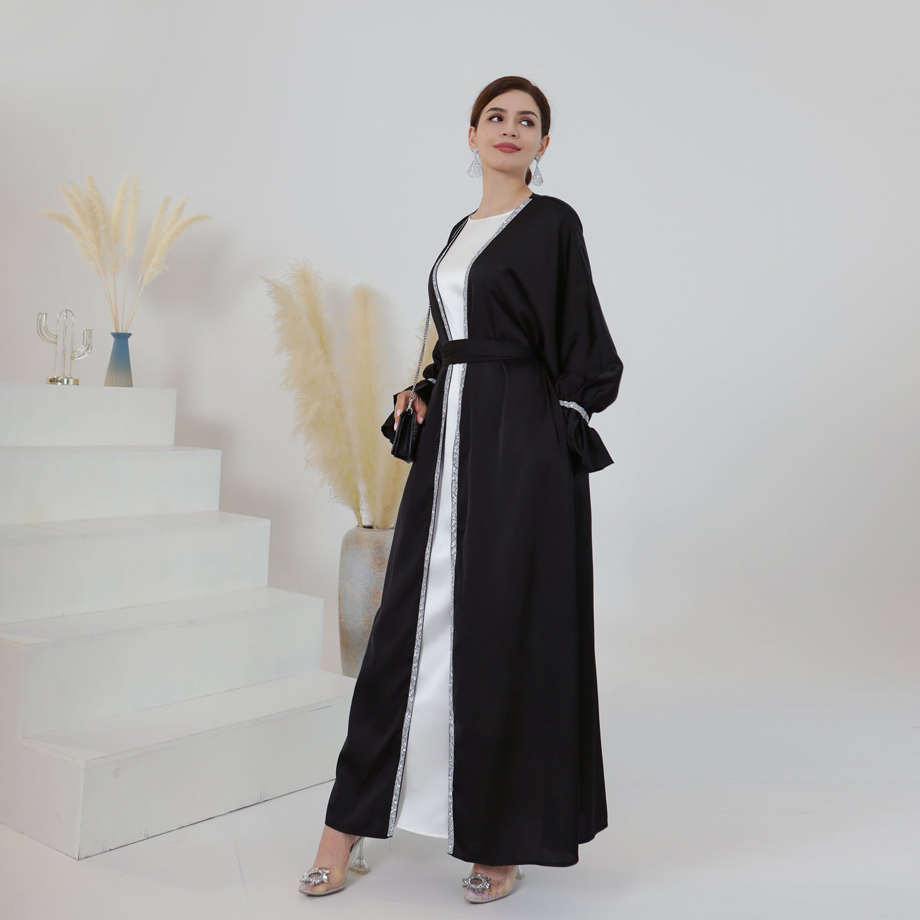Aria 3-Piece Set in Black - Stylish and Comfortable Outfit for Women | Perfect for Office Wear, Casual Outings, and Special Occasions