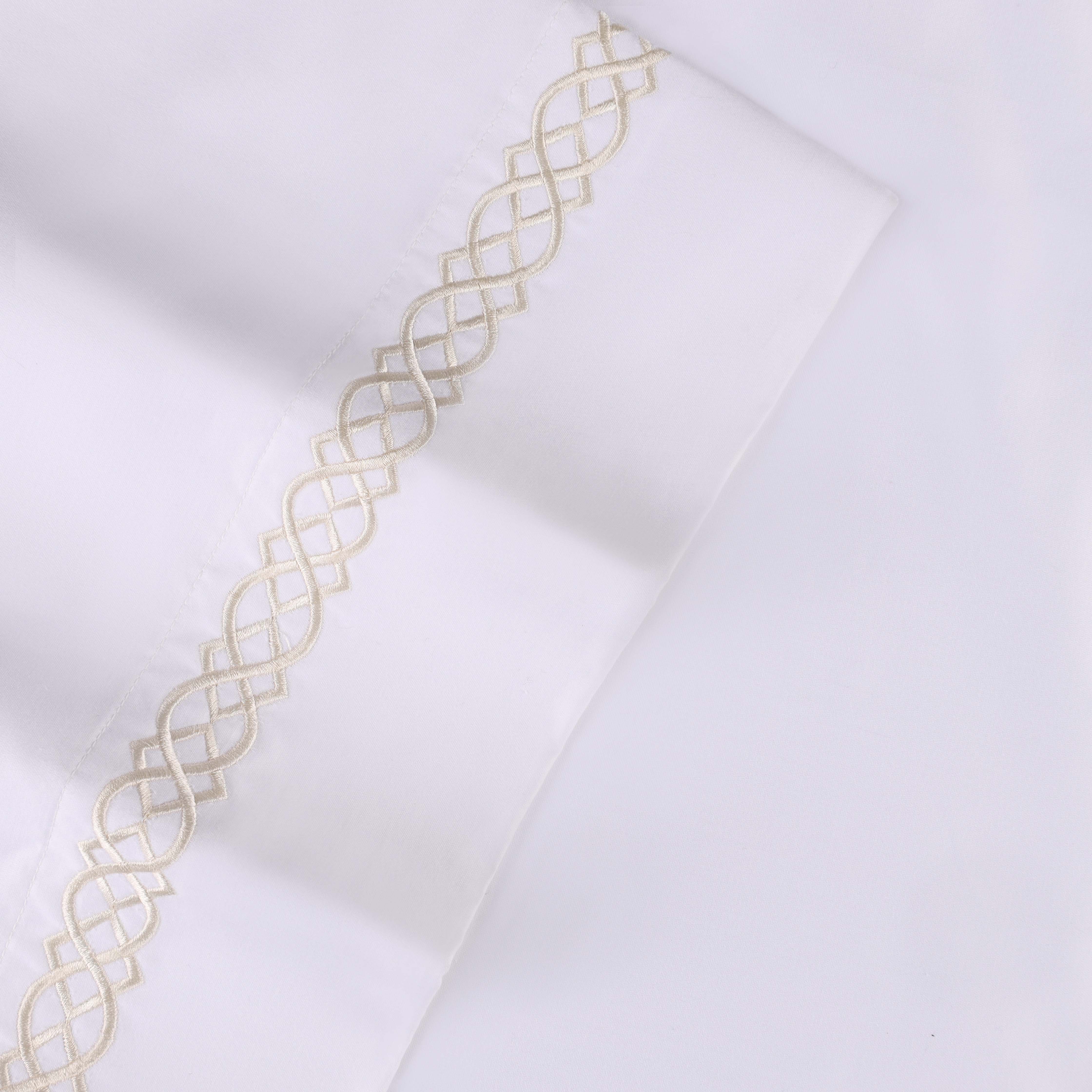Premium 1000 Thread Count Egyptian Cotton Bed Sheet Set - Soft & Breathable for Ultimate Comfort - Perfect for Luxury Bedrooms & Hotels