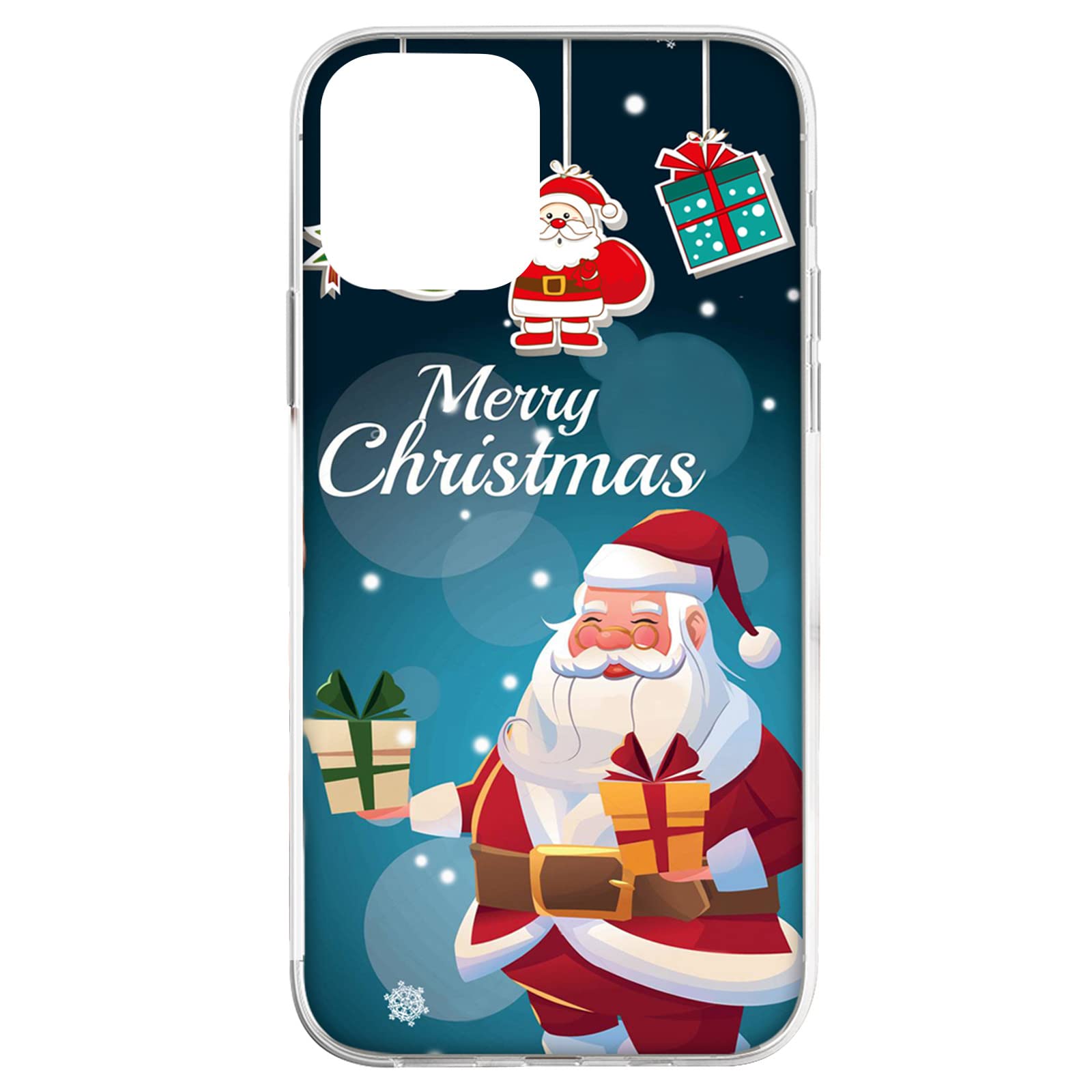 NCWSO Slim TPU iPhone 13 Pro Case - Clear Protective Cover with Stand | Perfect for Christmas Gifts