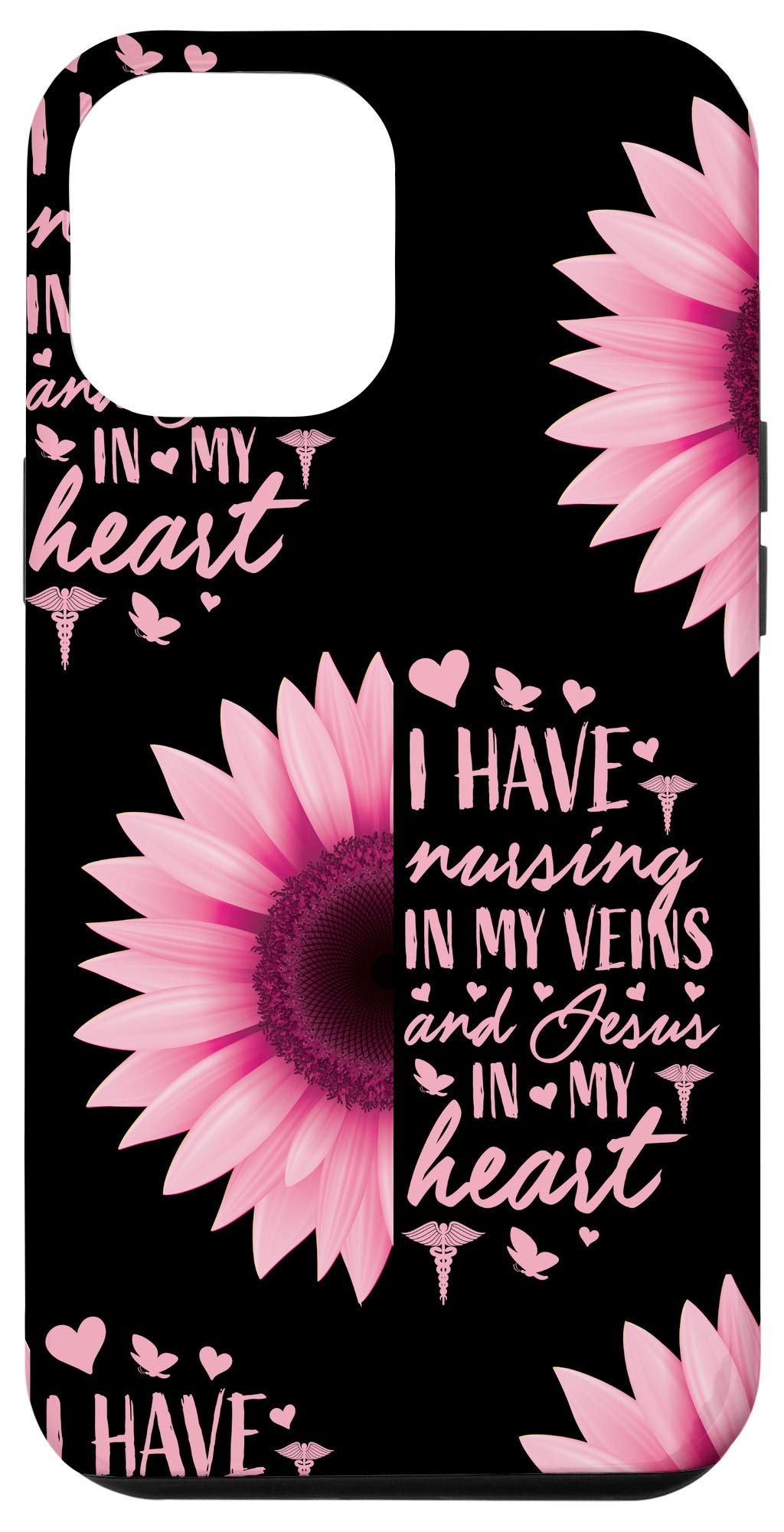 iPhone 12 Pro Max Floral Cute Nurse Phone Case - Perfect Nursing Gift for RN Nurses | Durable Protective Cover for Hospital Shifts & Daily Use