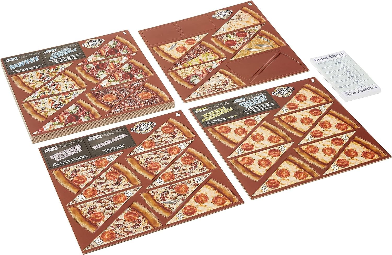 New York Slice Board Game by Bezier Games - Fun Pizza-Themed Strategy Game for Family Game Night & Parties