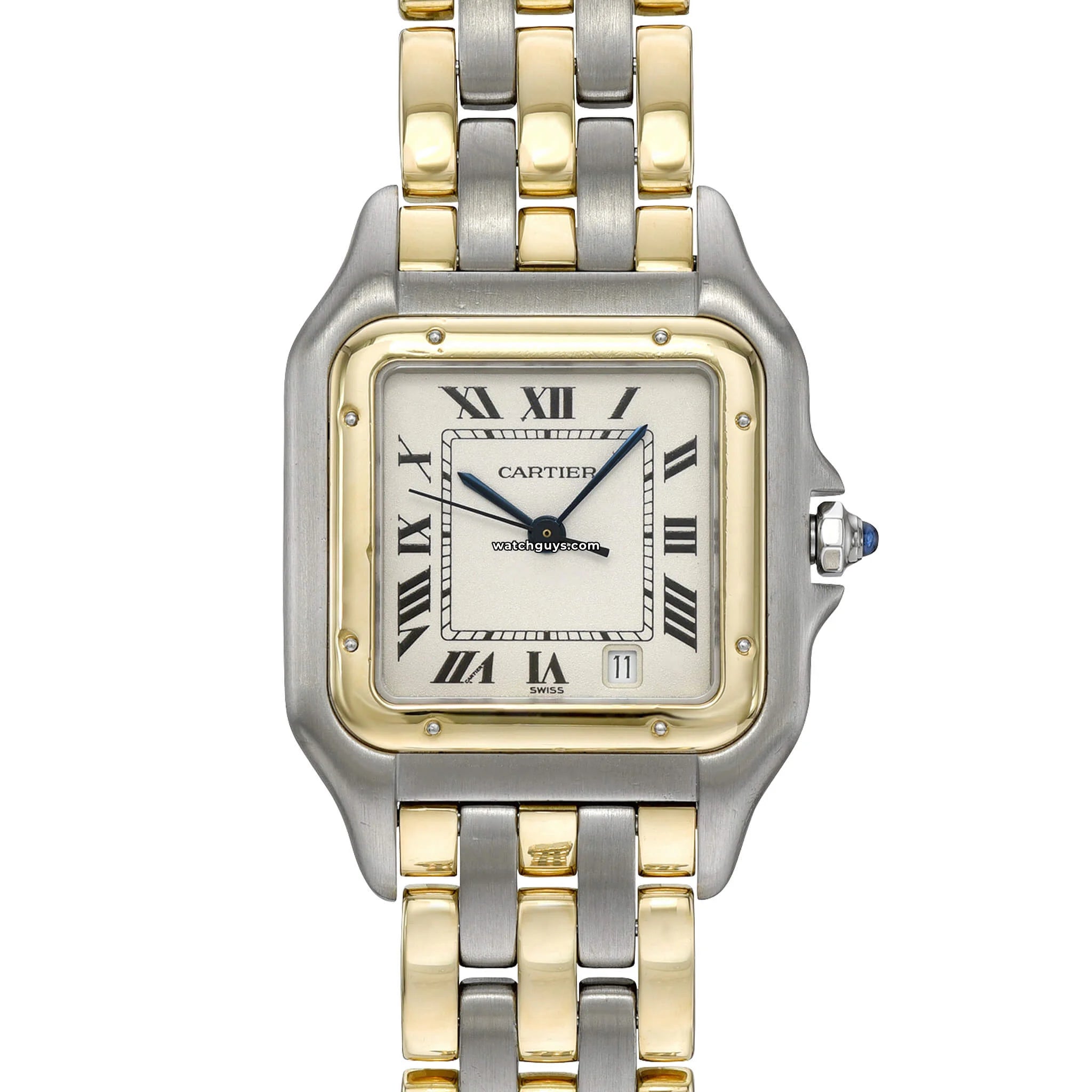 Cartier Panthere Midsize 187949 Three Row Gold Watch - Luxury Women's Wristwatch for Business, Party & Special Occasions