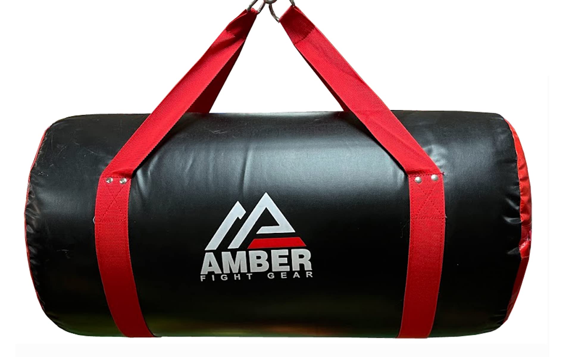 Amber Fight Gear Synthetic Leather Uppercut Punching Bag for Boxing, MMA, Muay Thai & Fitness Training - Heavy Bag (Filled/Unfilled) - Perfect for Home Gym, Martial Arts Studio & Boxing Club Workouts