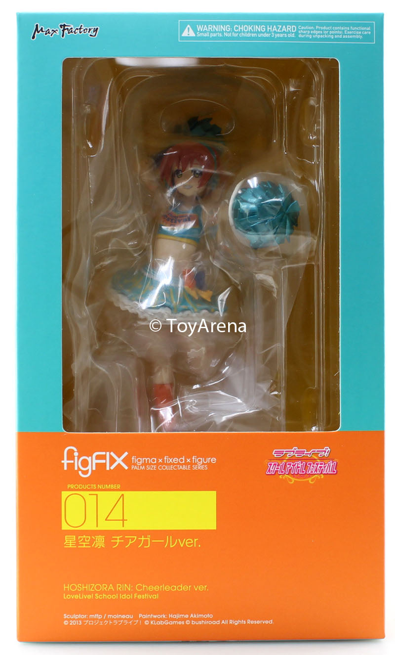 figFIX #014 Rin Hoshizora Cheerleader Ver. LoveLive! School Idol Festival Anime Figure - Perfect for Anime Collectors, Cosplay Inspiration, and Display in Your Otaku Room