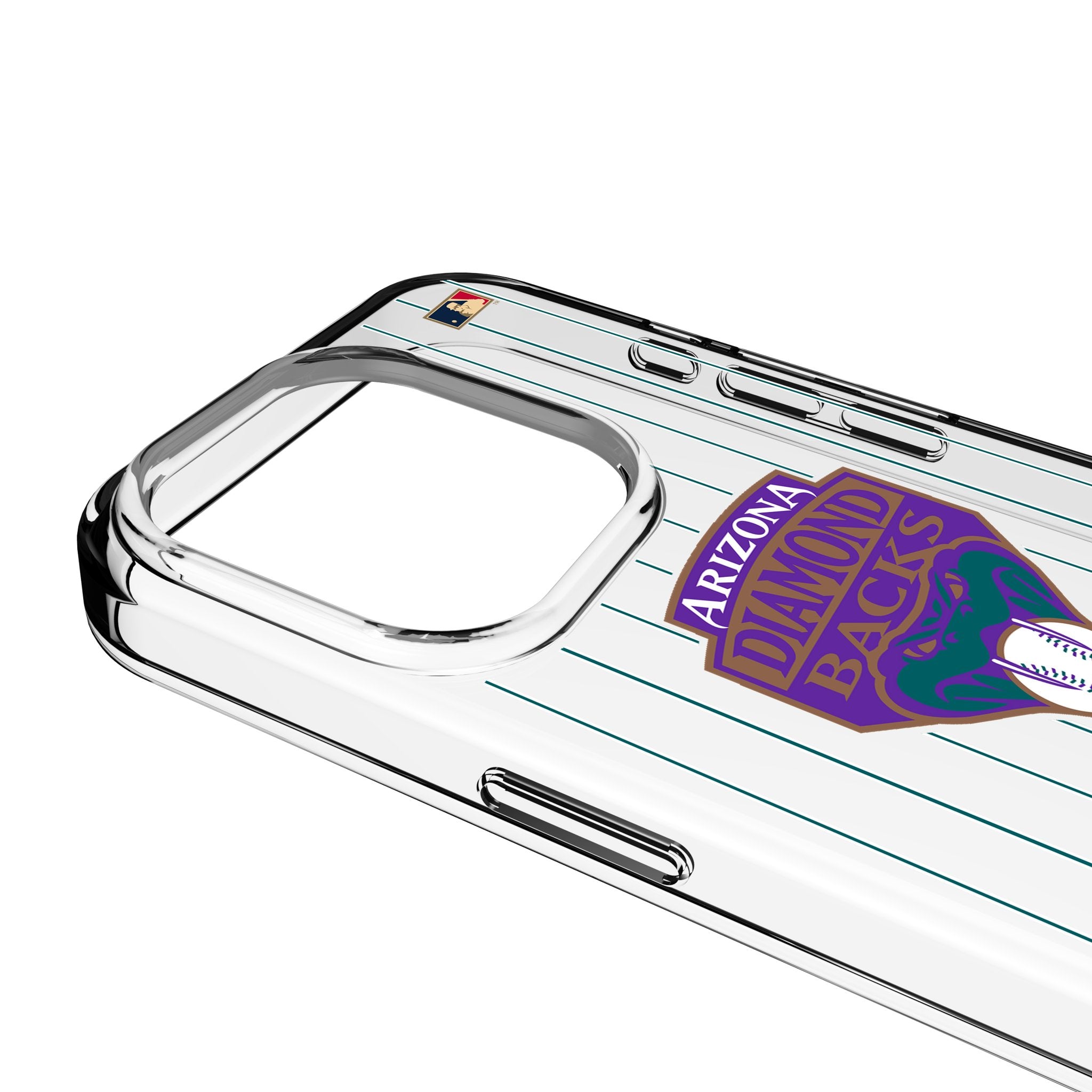 Arizona Diamondbacks 1999-2006 Cooperstown Collection Pinstripe Clear Phone Case for Apple iPhone - Perfect for Baseball Fans & Game Day Protection