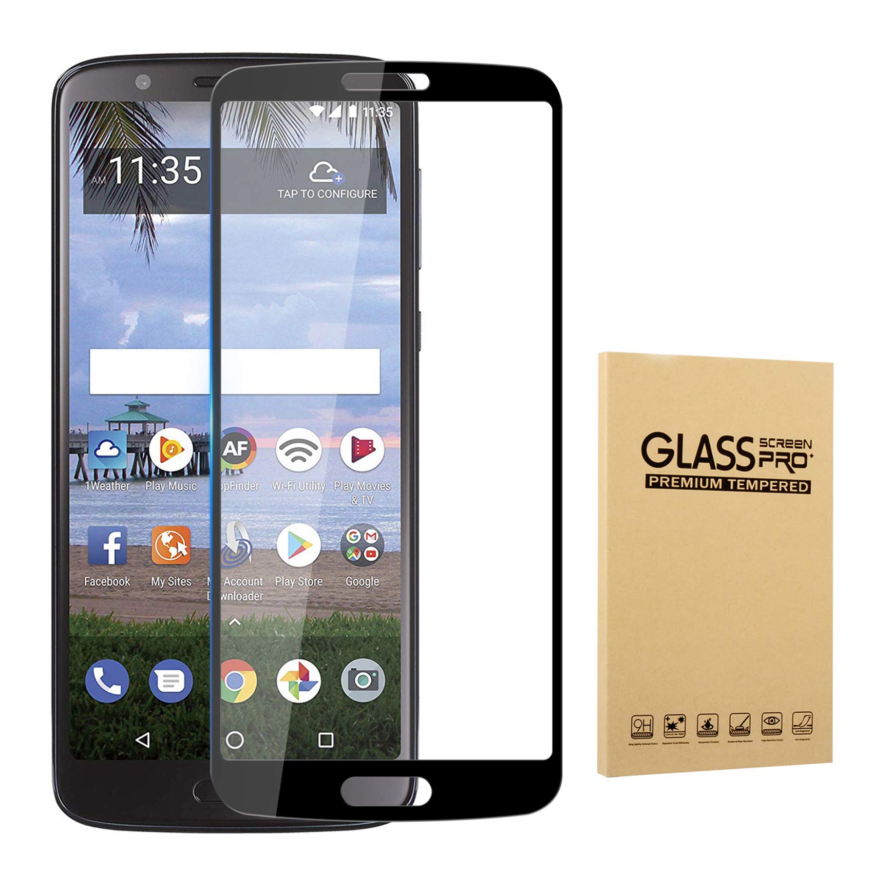 Motorola Moto G6 XT1925 5.7-inch LCD Screen Replacement with Touch Digitizer Assembly, Tools & Screen Protector - DIY Repair Kit for Cracked/Damaged Displays
