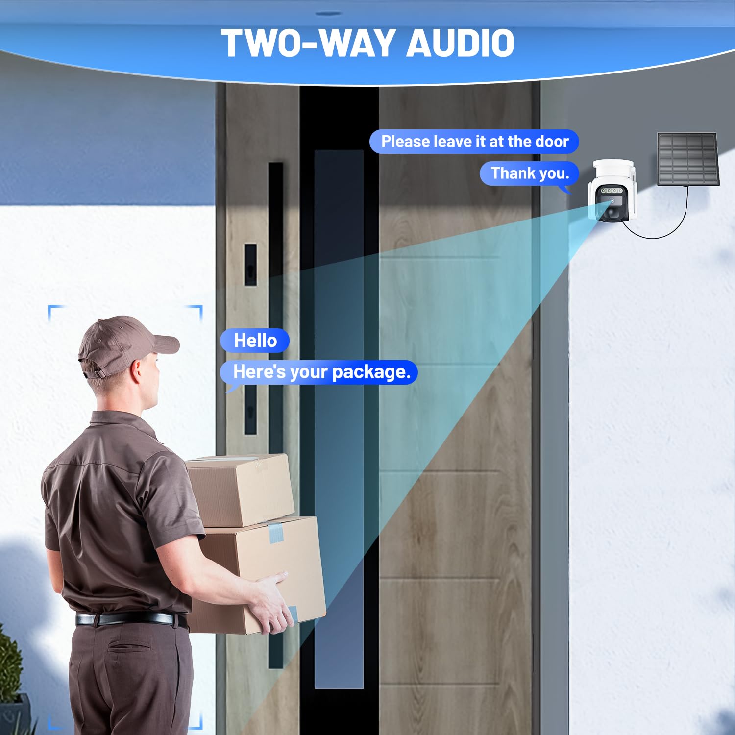 4G LTE Solar Powered Outdoor Security Camera - No WiFi Needed, 2K HD Night Vision, Pan Tilt, 2-Way Talk & Motion Detection - Ideal for Home, Farm & Remote Property Surveillance