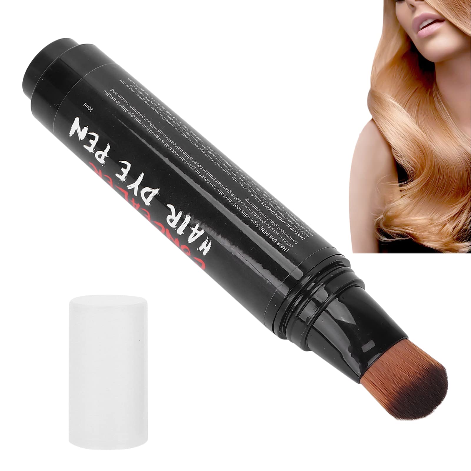 Washable Hair Dye Pen - Temporary Non-Toxic Disposable Hair Coloring Tool for DIY & Touch-Ups | Perfect for Parties, Halloween, Cosplay & Quick Hair Color Fixes