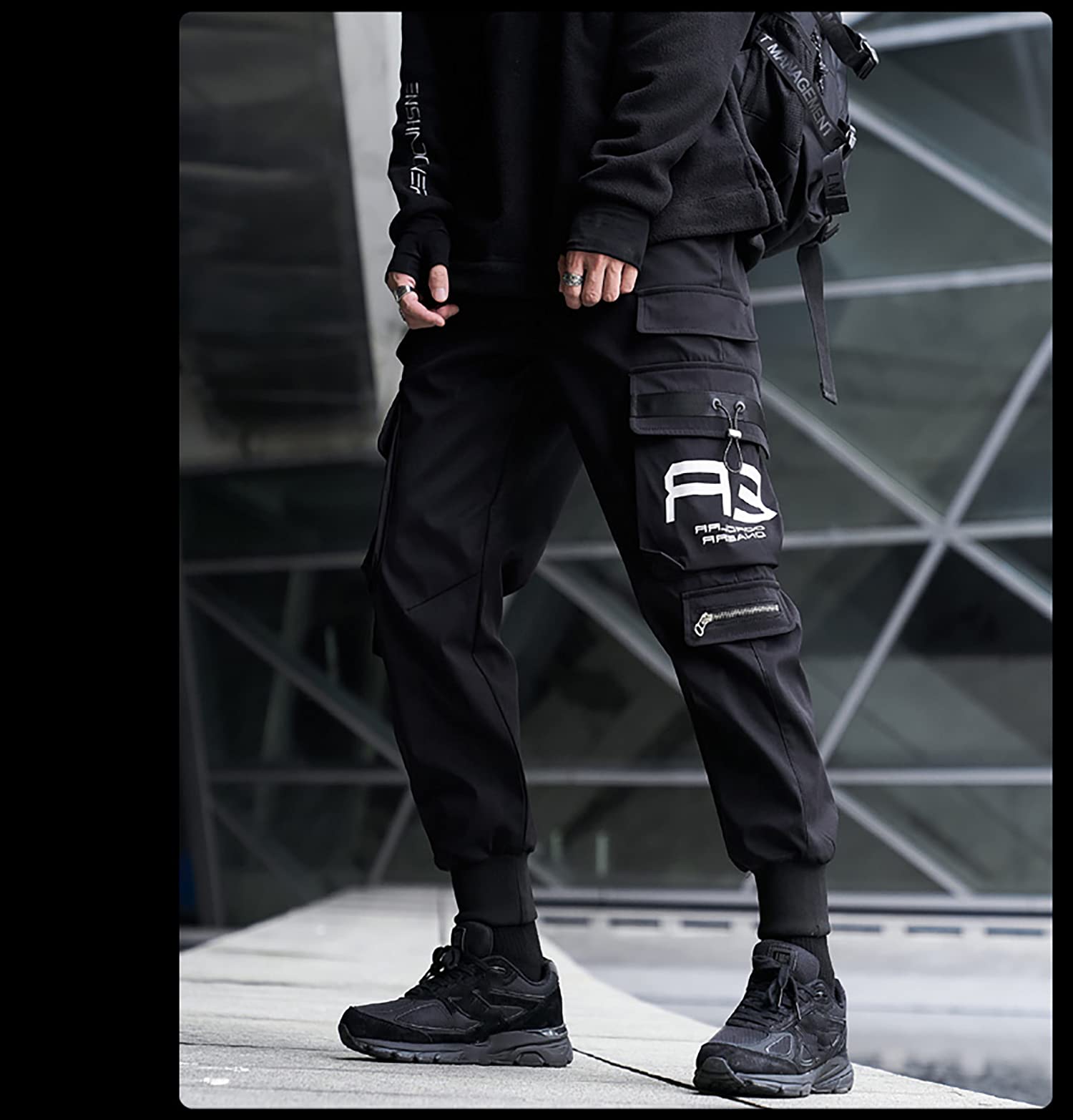 MOKEWEN Men's Jogger Pants with Pockets - Athletic Cargo Sweatpants for Running, Gym & Casual Wear