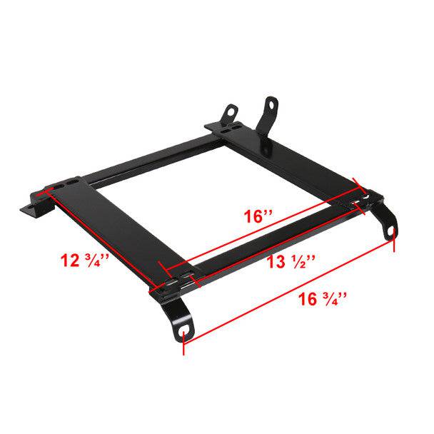 1993-2007 Subaru Impreza WRX STI Racing Seat Mounting Brackets - 2PCS Universal Fit Seat Bracket for Car Racing & Street Performance Upgrades