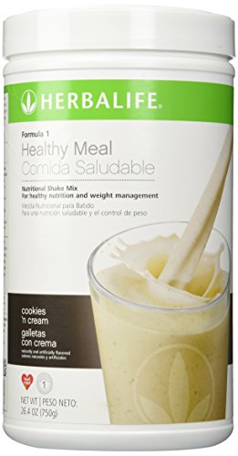 Herbalife Formula 1 Cookies & Cream Nutritional Protein Shake Mix - 750g Powder for Weight Management & Meal Replacement - Perfect for Breakfast, Post-Workout Recovery & Healthy Snacking