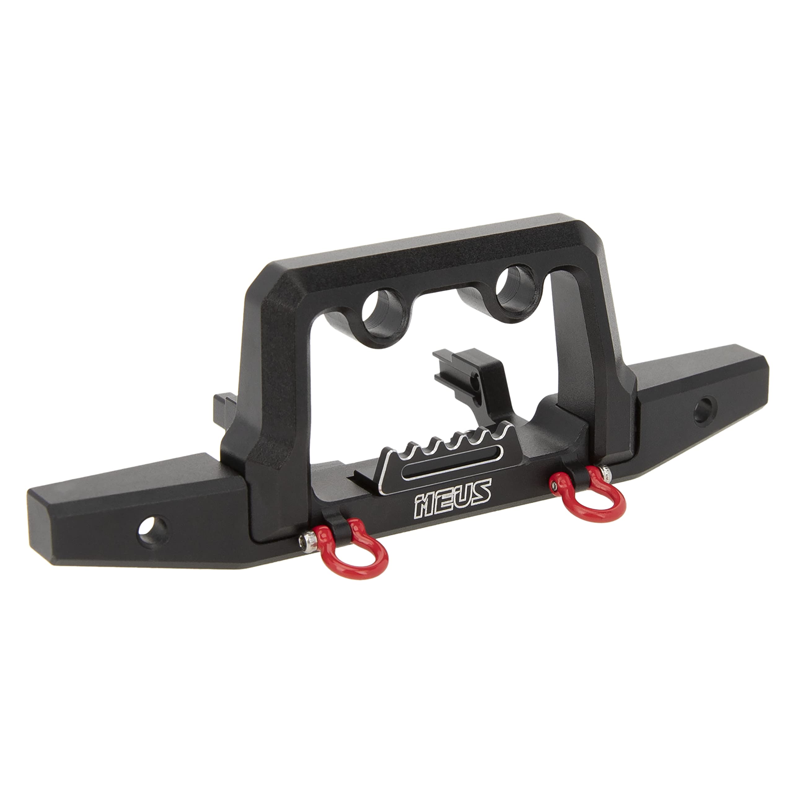 MEUS RACING TRX4M Front & Rear Bumper with LED Lights - Upgrade Parts for TRX4M Defender 1/18 Scale RC Crawler - Perfect for Off-Road Trails & Rock Crawling Adventures