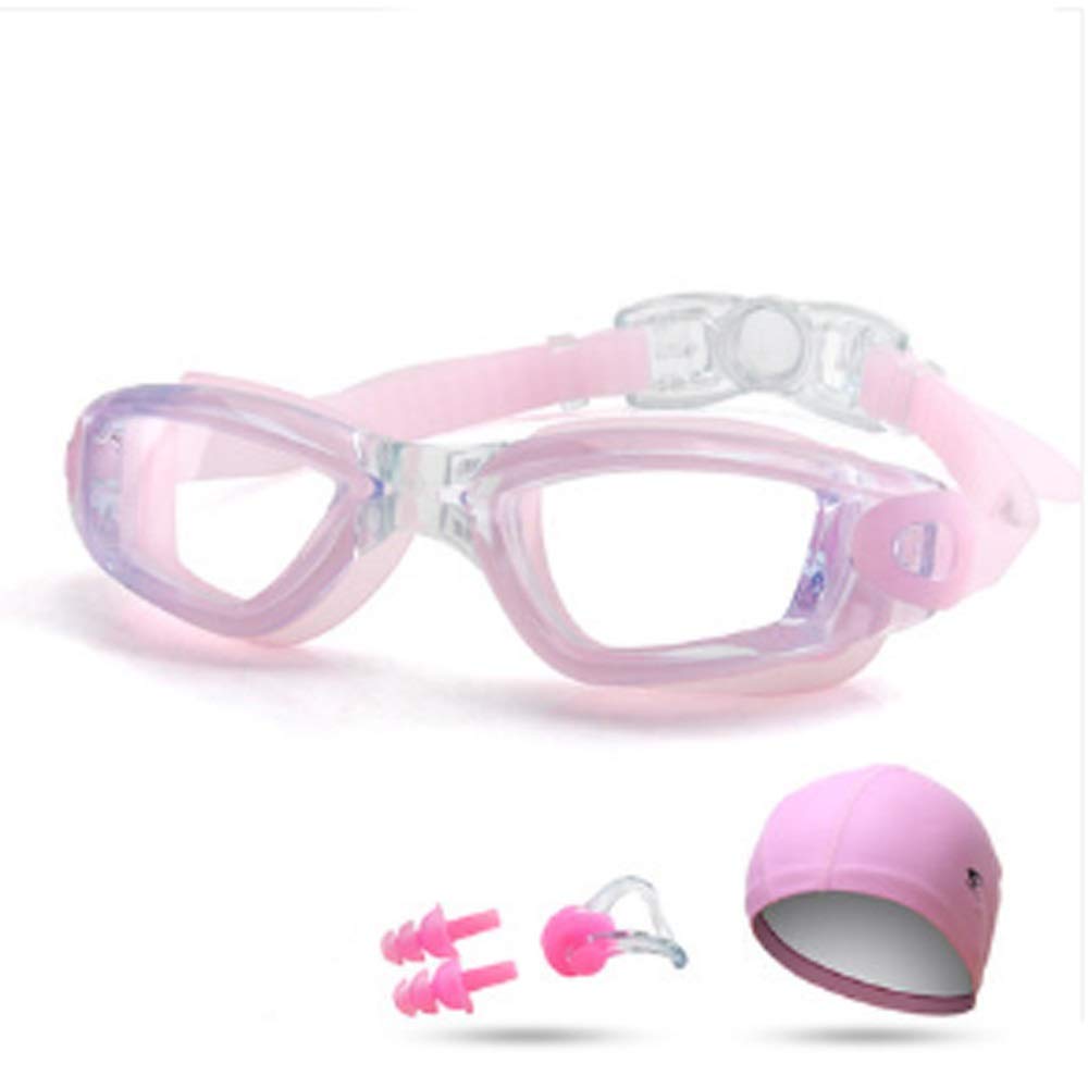 KAPOHU Anti-Fog UV Protection Prescription Swimming Goggles for Adults - 200 Degree Myopia Correction, Waterproof Silicone Swim Glasses for Men & Women - Perfect for Lap Swimming, Snorkeling & Water Sports