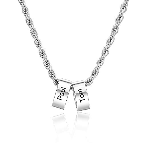 Silver-Twist Rope Chain