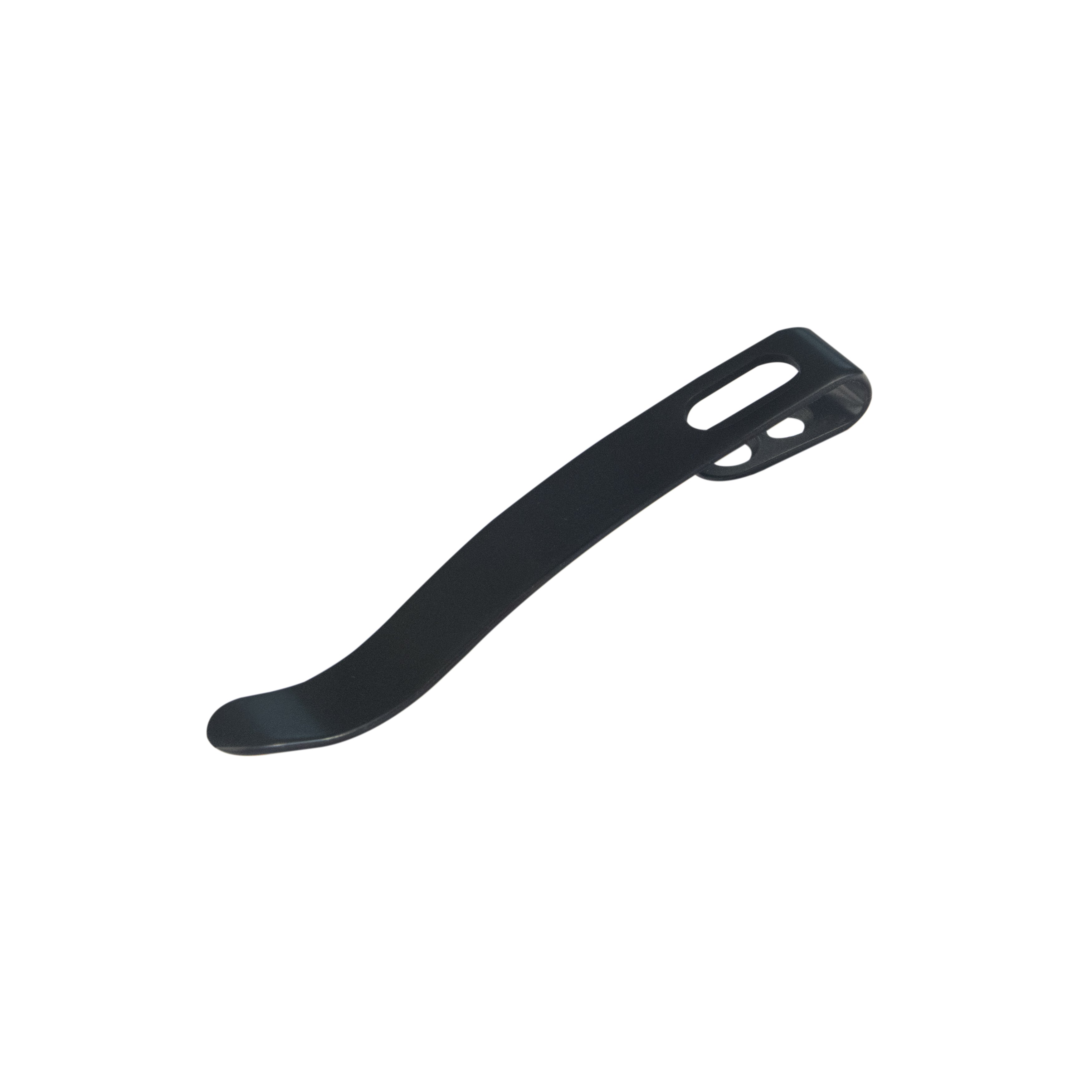 Kubey Black Stainless Steel Deep Carry Reversible Pocket Knife Clip with 2 Screws - Folding Knife Accessory for EDC, Camping, and Outdoor Activities - KH003