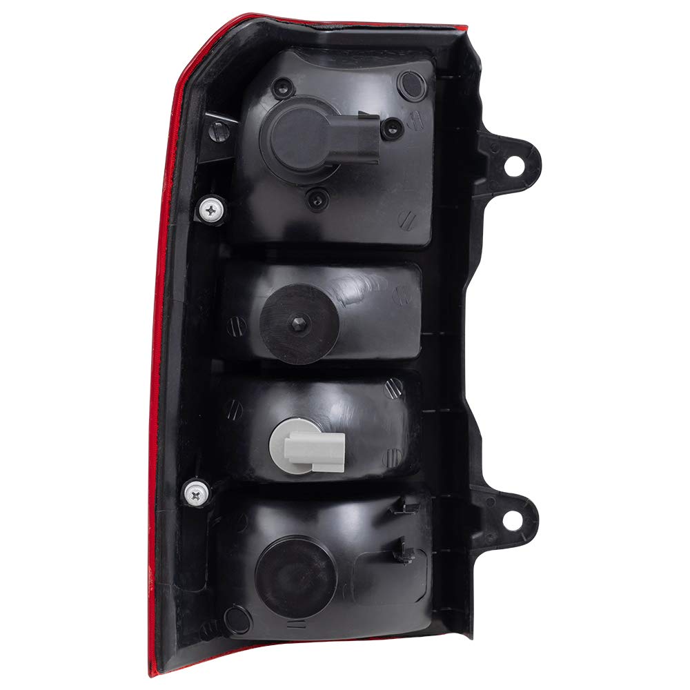 Brock Replacement Tail Light Set - Driver & Passenger Side Compatible with 2008-2017 Jeep Patriot (Part #5160365AG & 5160364AG) - Perfect for Night Driving & Vehicle Safety Upgrades