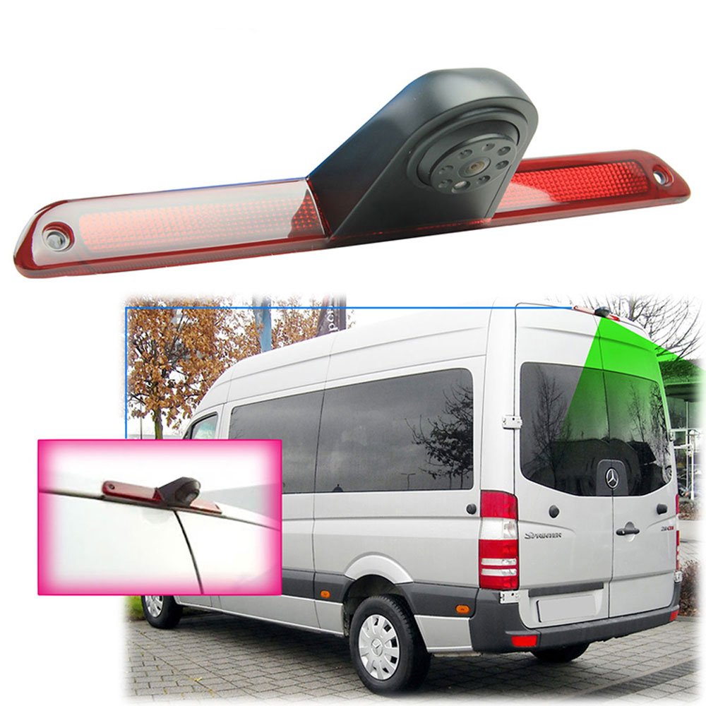 Mercedes Benz W906 W907 W910 316 CDI Sprinter Viano Vito Transit Ducato VW T5 Master Rear View Backup Camera - Waterproof Reversing Camera Replacement with Night Vision for Safer Parking & Reversing | Perfect for Commercial Vans, Delivery Trucks & RVs