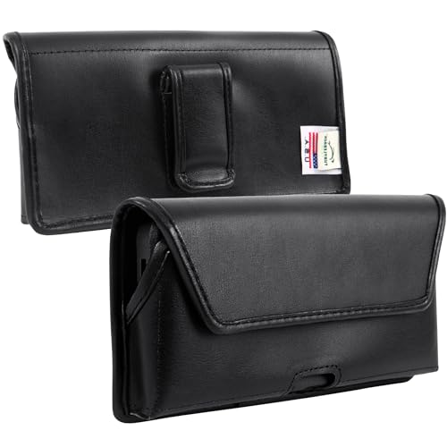 Horizontal - Leather w/ Leather Clip