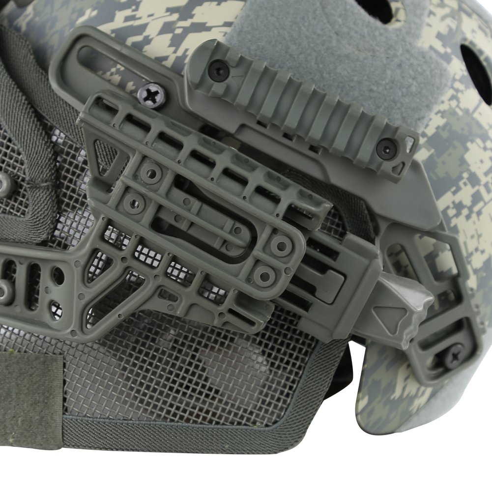 Tactical G4 Protective Helmet System with Goggles - Military Grade Airsoft Paintball Mask for Combat Training, Hunting & Outdoor Survival Gear | Perfect for Airsoft Battles, Paintball Games & Tactical Operations