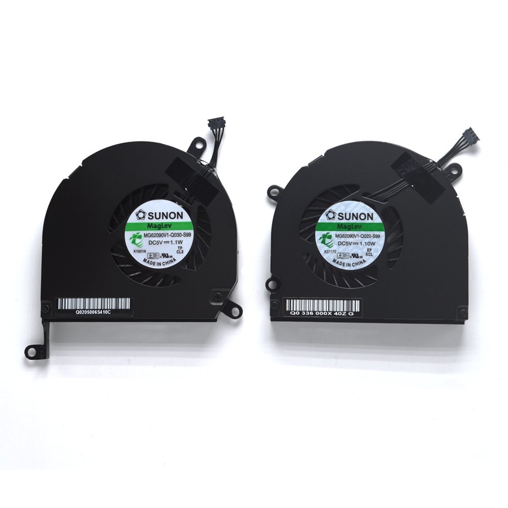 Padarsey A1286 Left & Right Side CPU Cooling Fan Replacement for MacBook Pro 15