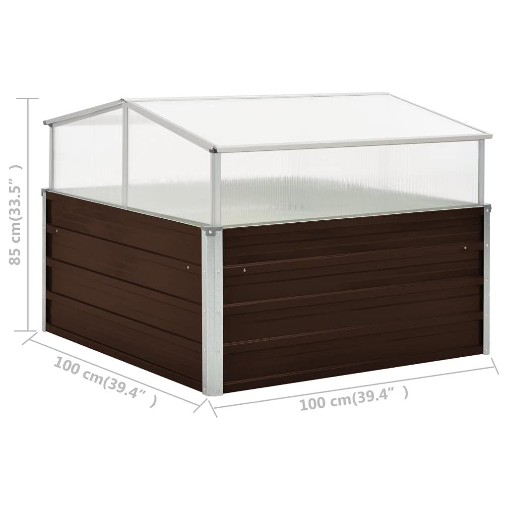 Galvanized Steel Raised Garden Beds 39.4