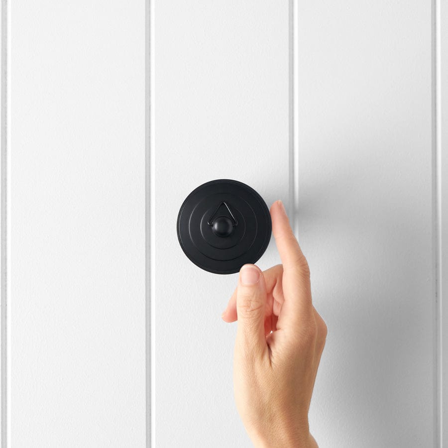 Black Matte Plug and Waste - Durable Kitchen Sink Stopper for Bathroom, Laundry & Utility Sinks - Perfect for Home Renovation and DIY Projects