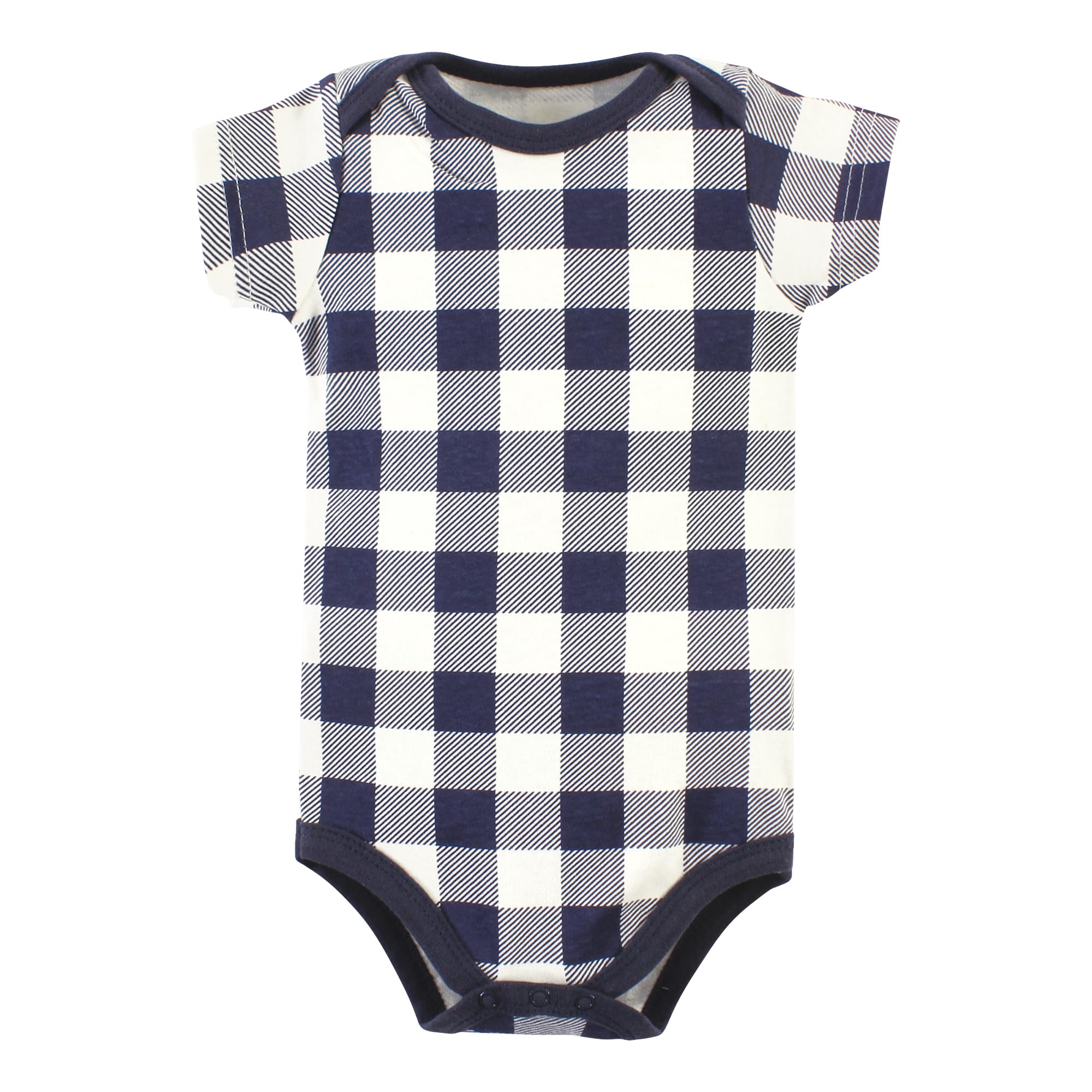 Hudson Baby Unisex Cotton Bodysuits 5-Pack - Soft Comfortable Onesies for Boys & Girls 9-12 Months (Brown/Navy) - Perfect for Everyday Wear, Playtime & Baby Photos