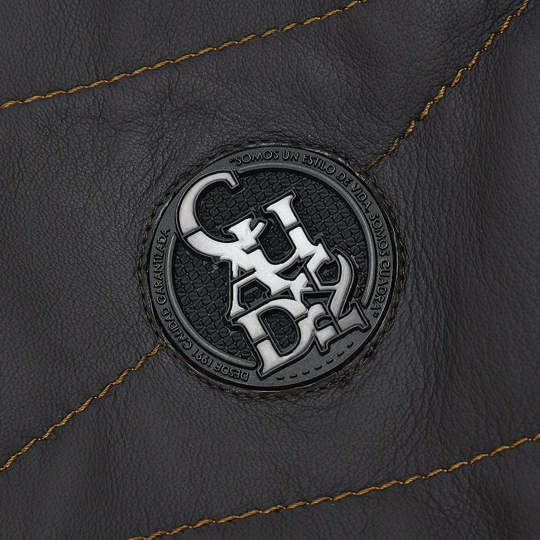 Men's Casual Fashion Lambskin Vest - H354COB Cuadra Chocolate Brown, Perfect for Outdoor Adventures & Urban Streetwear