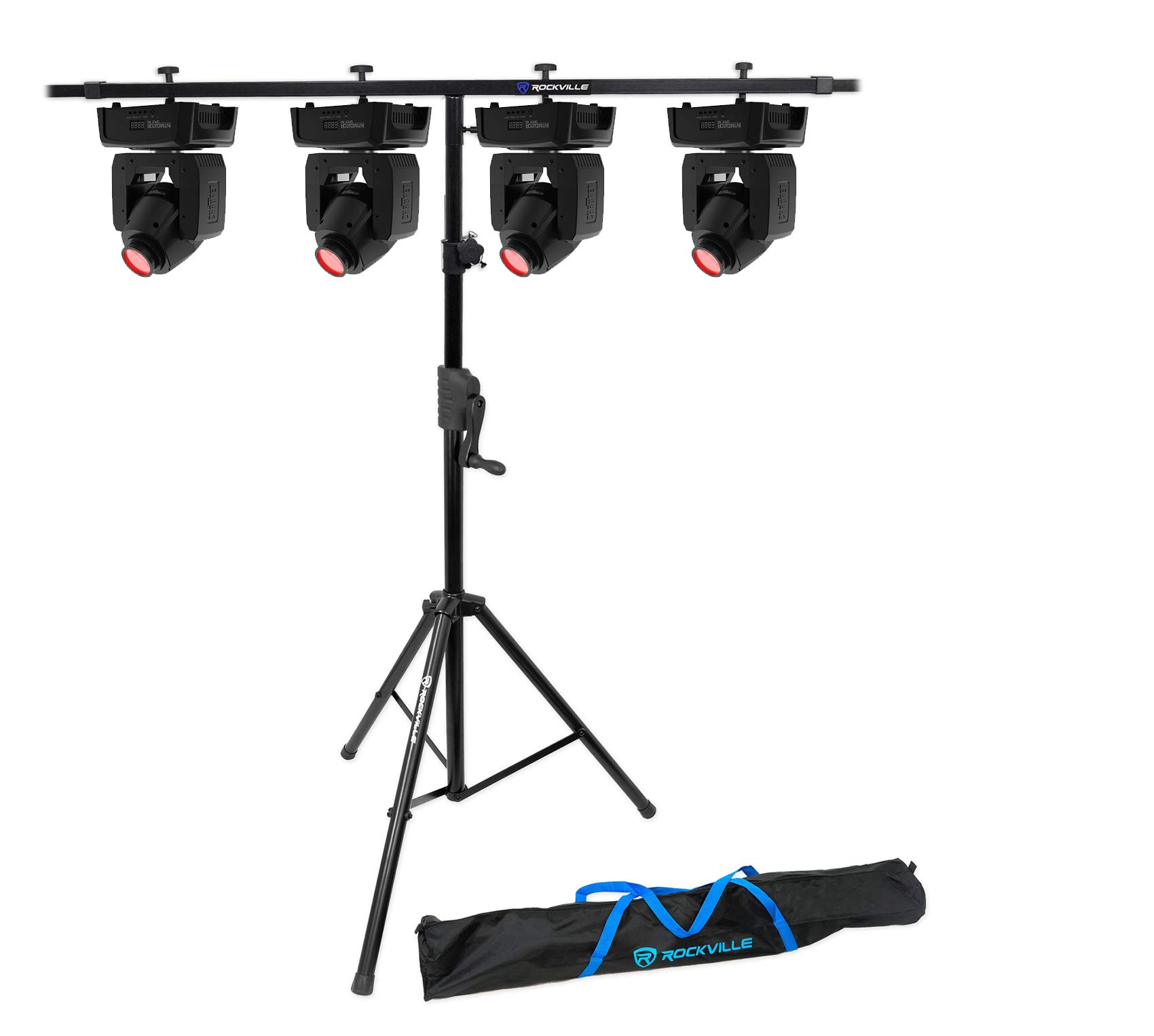 Chauvet Intimidator Spot 110 LED Moving Head Light with Crank Stand - Professional DJ Stage Lighting for Concerts, Weddings & Nightclubs