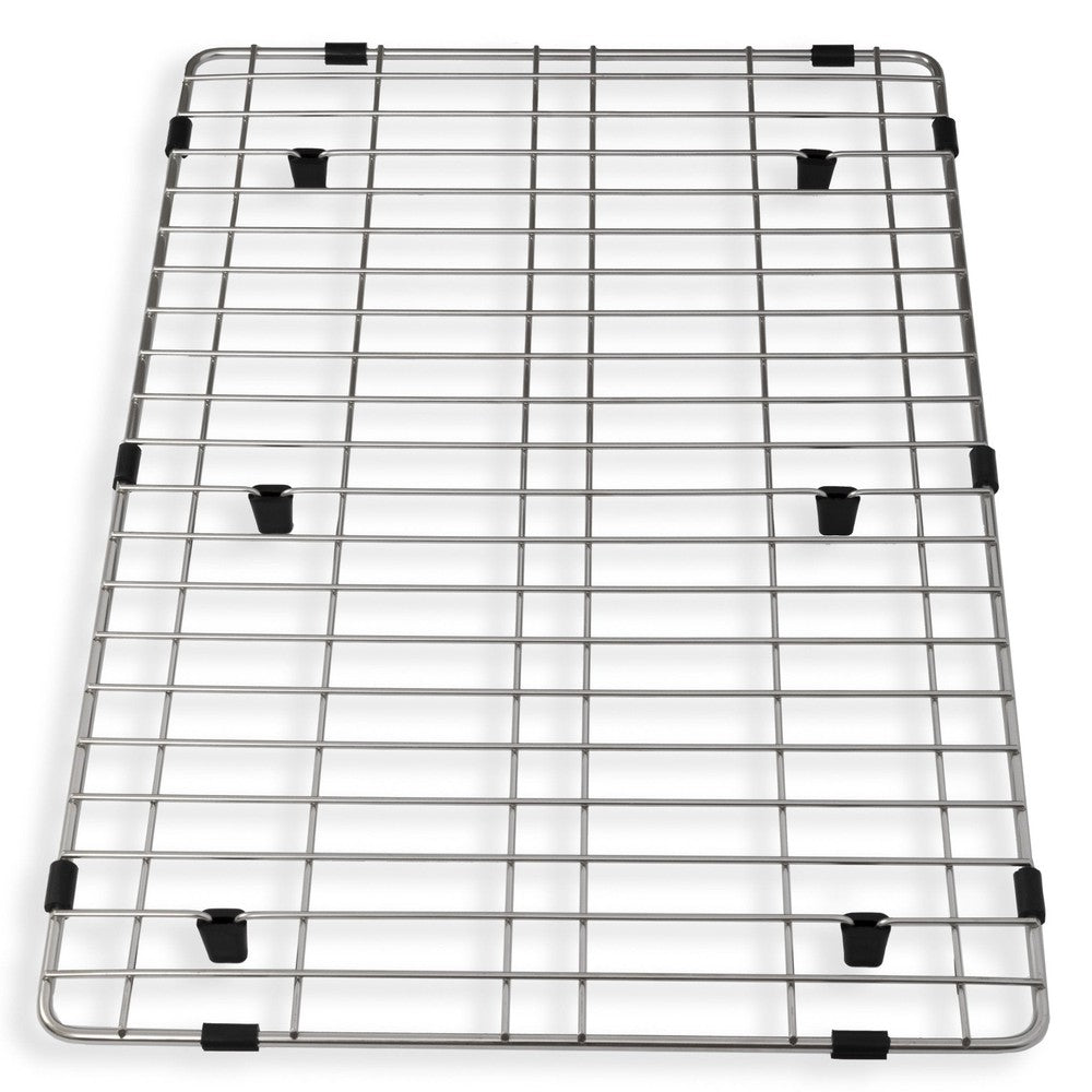 ZLINE 45 Inch Undermount Single Bowl Stainless Steel Kitchen Sink - Satin Finish with Bottom Grid & Accessories (Model SLS 45S) | Perfect for Modern Kitchens, Renovations & Heavy-Duty Cooking