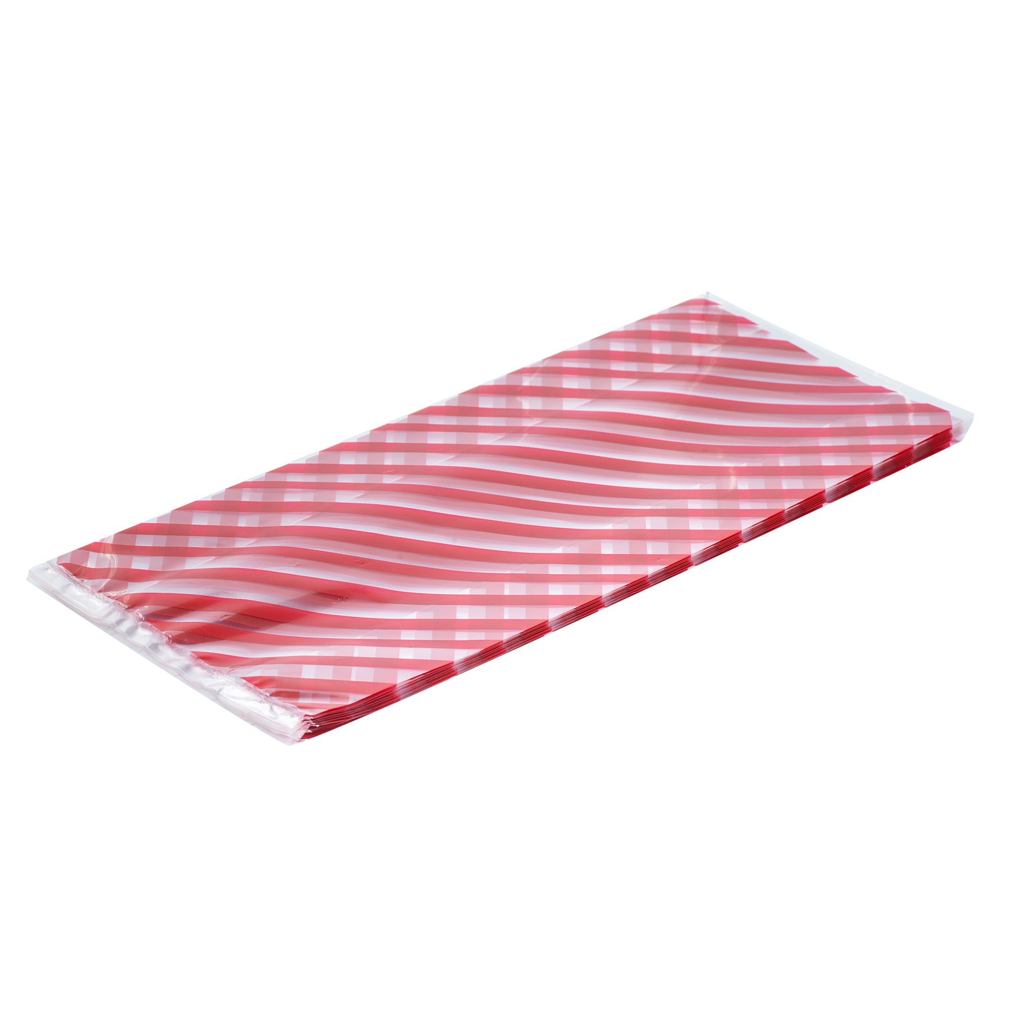 Premium Plastic Candy Bags with Stripes - Gusseted Design 4x2x9.5 Inches - Bulk Pack of 4000 - Perfect for Candy Packaging, Party Favors & Retail Display