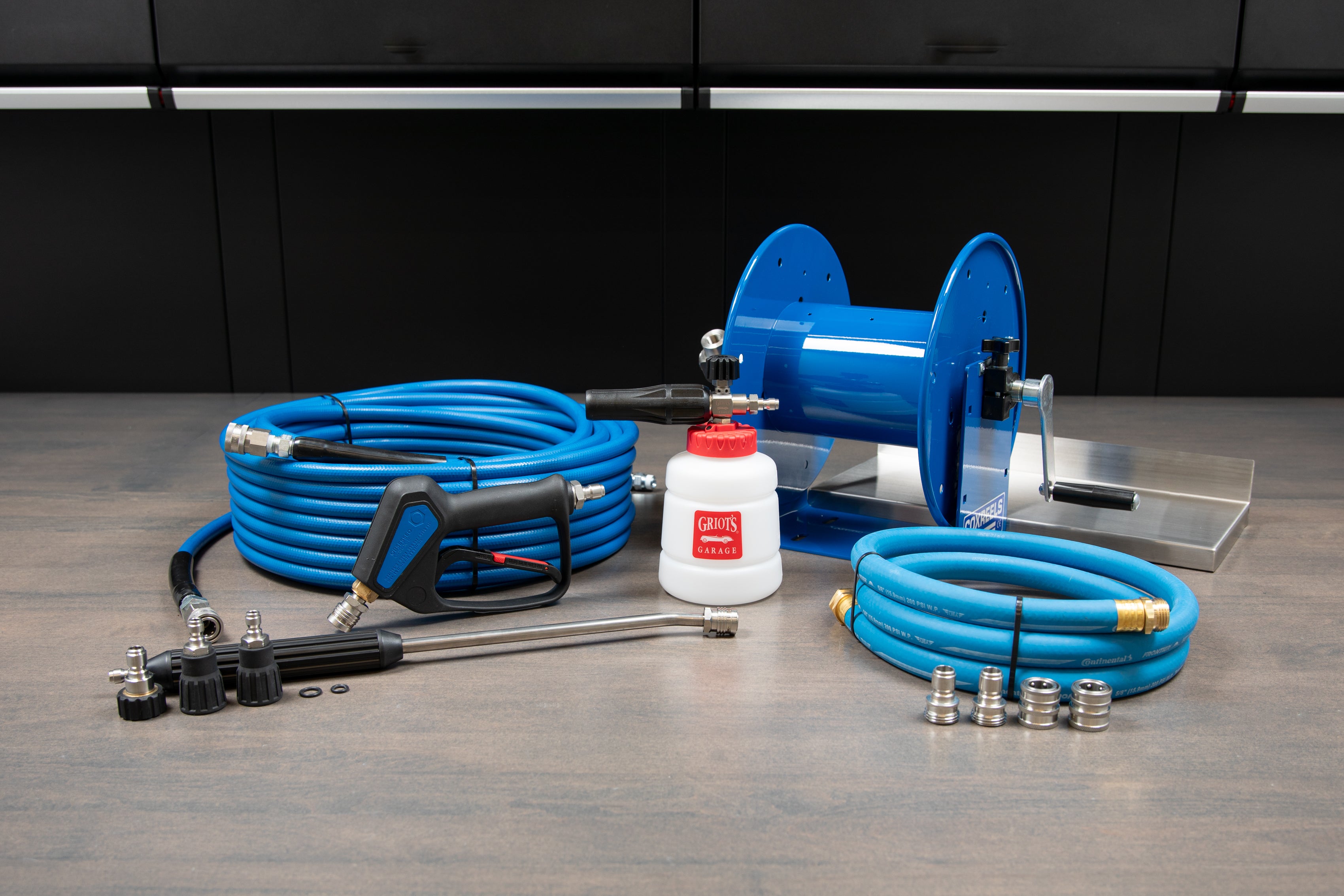 AR Blue Clean Pro Line Wall Mount Accessory Kit for Pressure Washers - Perfect for Garage, Driveway & Outdoor Cleaning