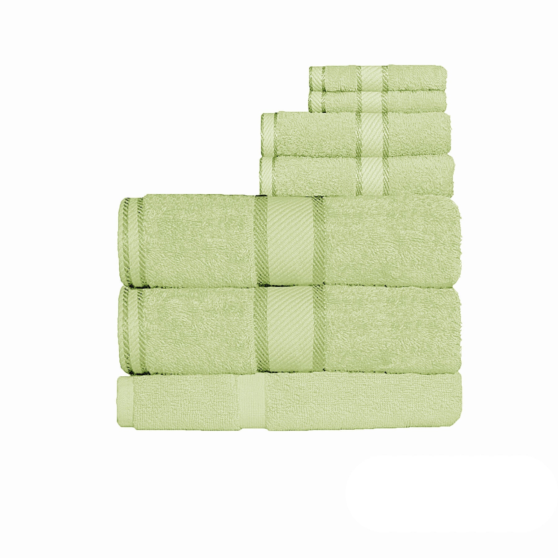 Premium 550 GSM 100% Cotton 7-Piece Bath Sheet Set - Ultra Soft & Absorbent Towel Collection for Spa, Bathroom & Luxury Home Use
