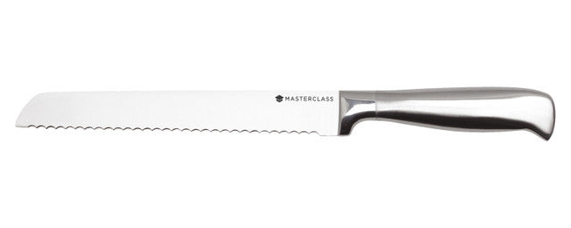 Premium Acero Stainless Steel 8-Inch Bread Knife - Professional Serrated Blade for Slicing Bread, Cakes & Pastries - Perfect for Home Baking & Restaurant Use