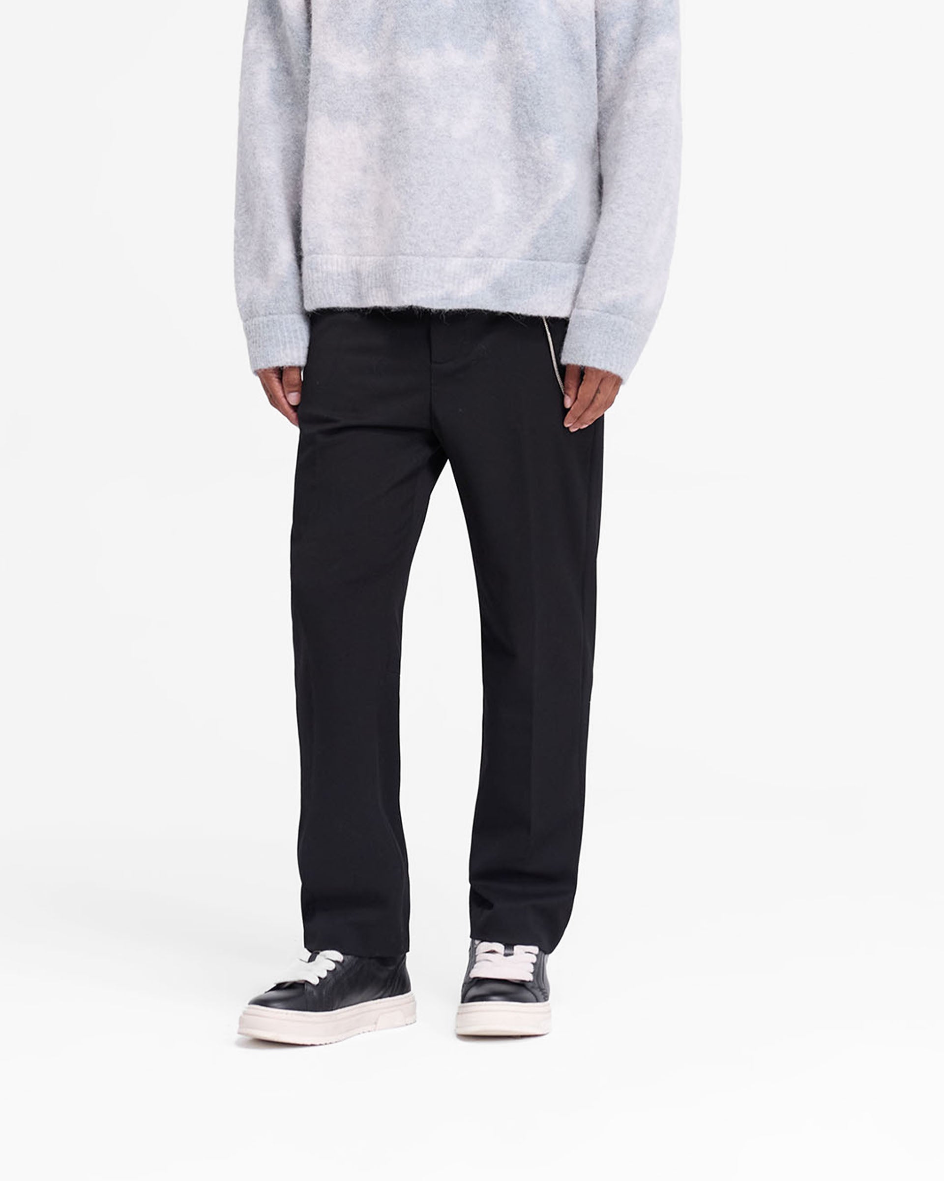 Black Smoking Pants for Men - Stylish & Comfortable Lounge Pants for Relaxing at Home or Casual Outings