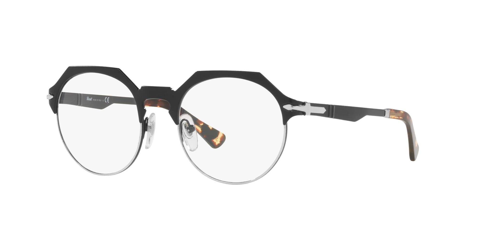 Persol Prescription Glasses & Sunglasses for Men & Women - Round Fashion Eyewear Frames with Sun Arrow Design | Perfect for Outdoor Activities, Driving & Everyday Wear