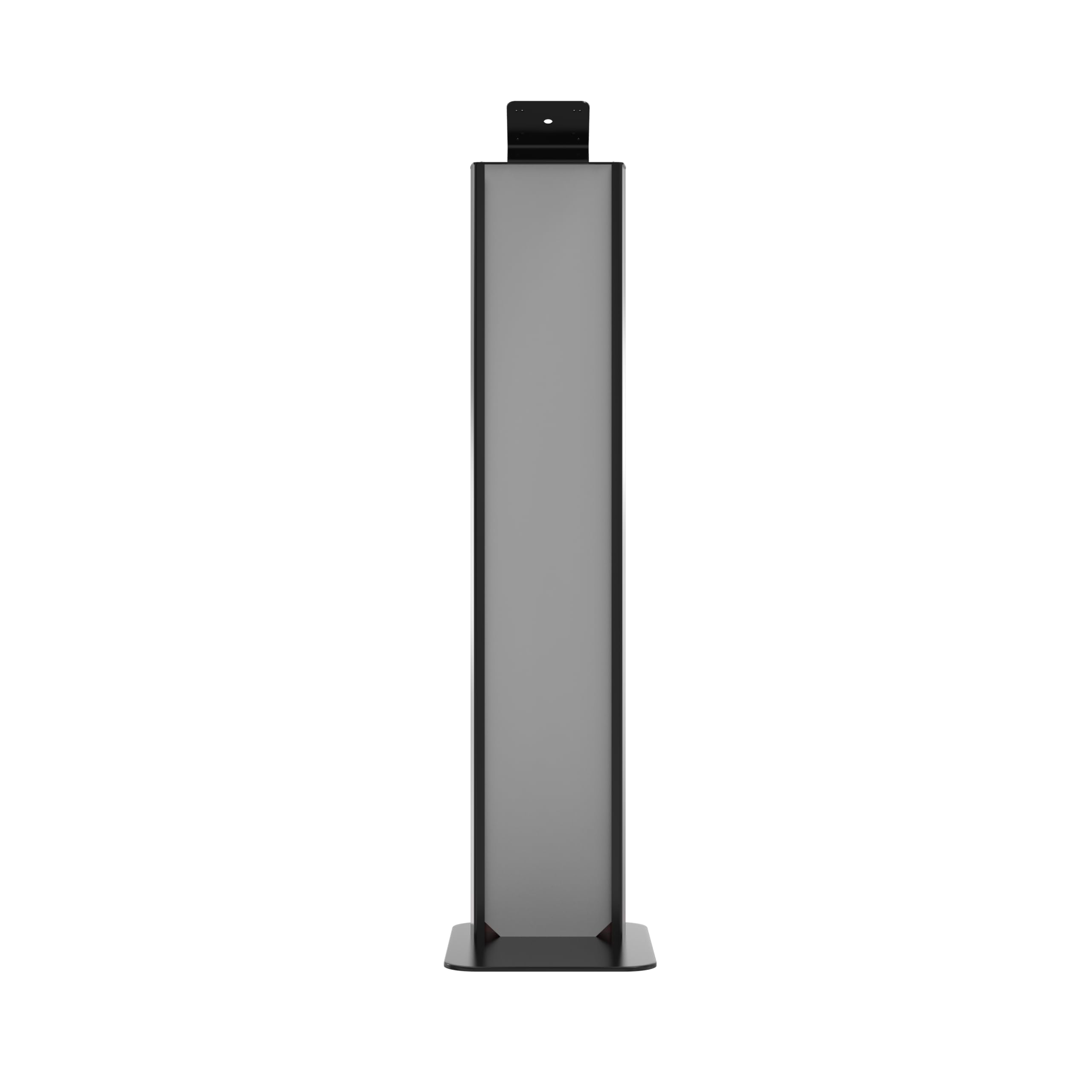 Heavy-Duty VESA Compatible Floor Stand Kiosk with Cable Management System - Scratch Resistant Weighted Base & Support Brackets - Black (ADD-PARAFSV) - Perfect for Retail Stores, Exhibitions, and Digital Signage Displays