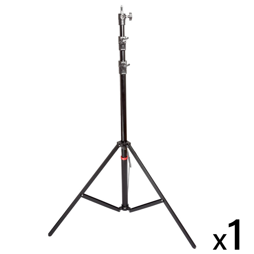 300cm Heavy Duty Retractable Light Stand - Adjustable Auto Stand for Photography & Video Lighting - Perfect for Studio, Outdoor Shooting, and Live Streaming