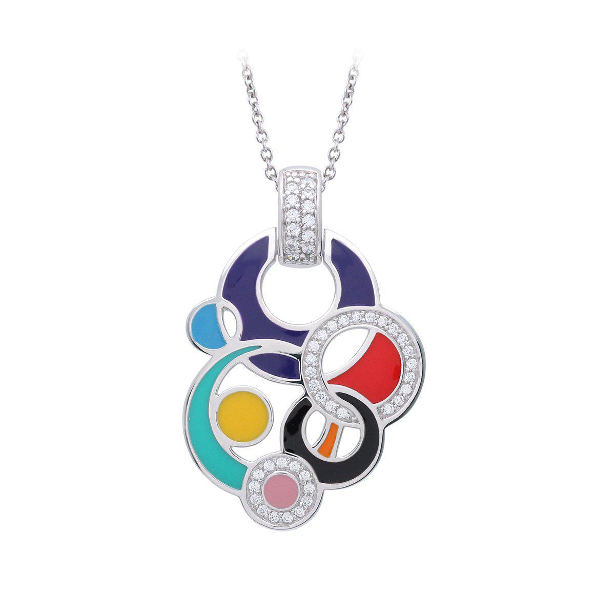 Elegant Circles Pendant Necklace - Minimalist Geometric Jewelry for Women - Perfect for Everyday Wear, Parties & Gifts