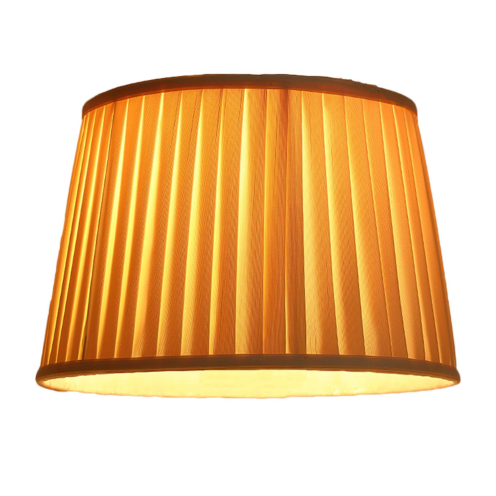 Premium ADSE Fabric Bedside Lamp Shade with Exquisite Edging - E27 Screw Base for Table Lamps & Floor Lamps - Perfect for Bedroom, Living Room and Office Lighting Decor