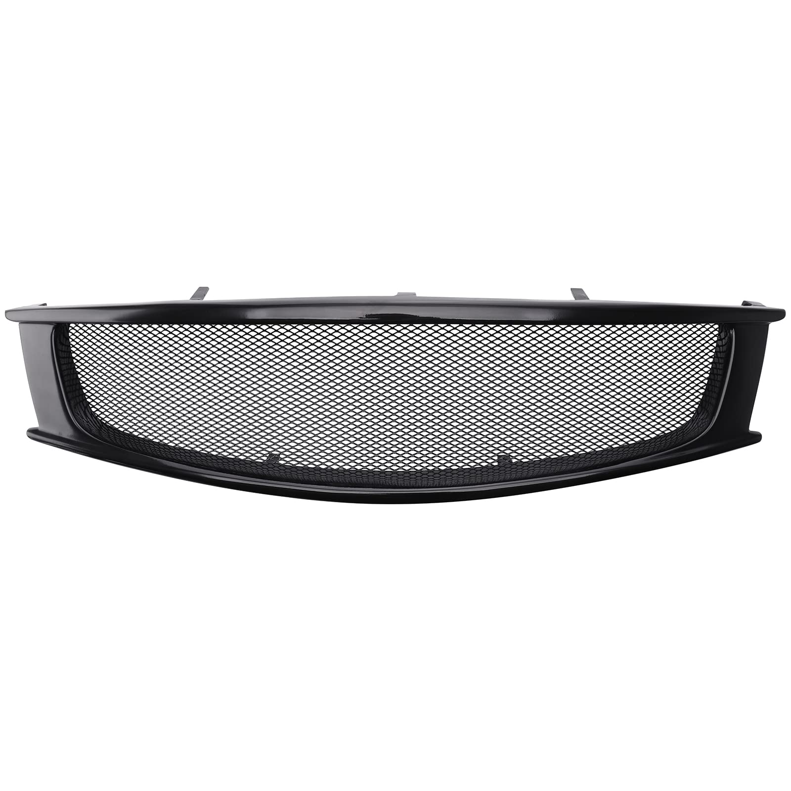 Infiniti G37 Coupe Front Upper Bumper Mesh Grill Grille (2008-2013) - Glossy Black Replacement for Enhanced Style & Airflow - Perfect for Car Enthusiasts & Performance Upgrades