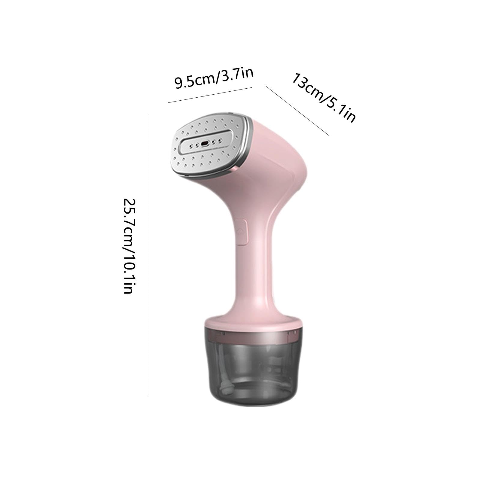 Portable Handheld Clothes Steamer for Travel - Compact Garment & Fabric Steamer with Fast Heating - Perfect for Wrinkle Removal at Home, Hotels, and On-The-Go Outfits