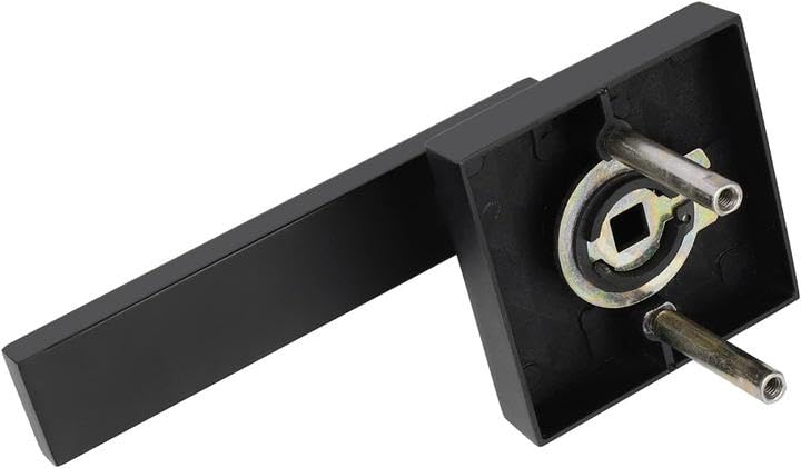 Probrico 4 Pack Matte Black Dummy Door Handles - Non-Turning Interior Door Levers, Heavy Duty Reversible Indoor Handles for Closet Pantry & Cabinet - Perfect for Home, Office & Commercial Spaces