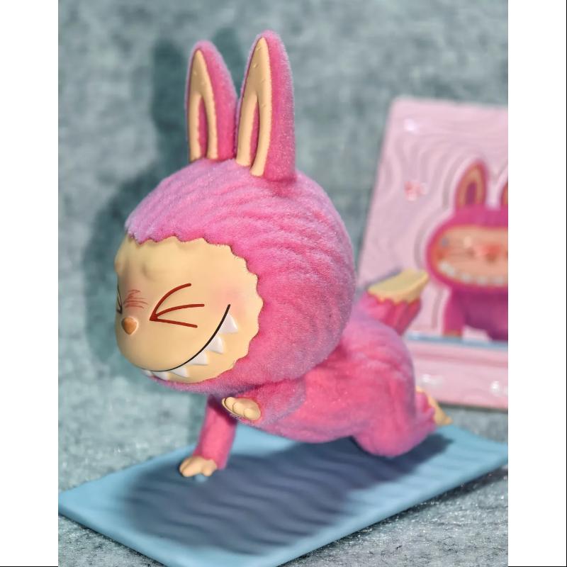 Labubu The Monsters Lazy Yoga Series Complete Set - Cute Collectible Vinyl Figures for Home Decor, Office Display & Gift Giving