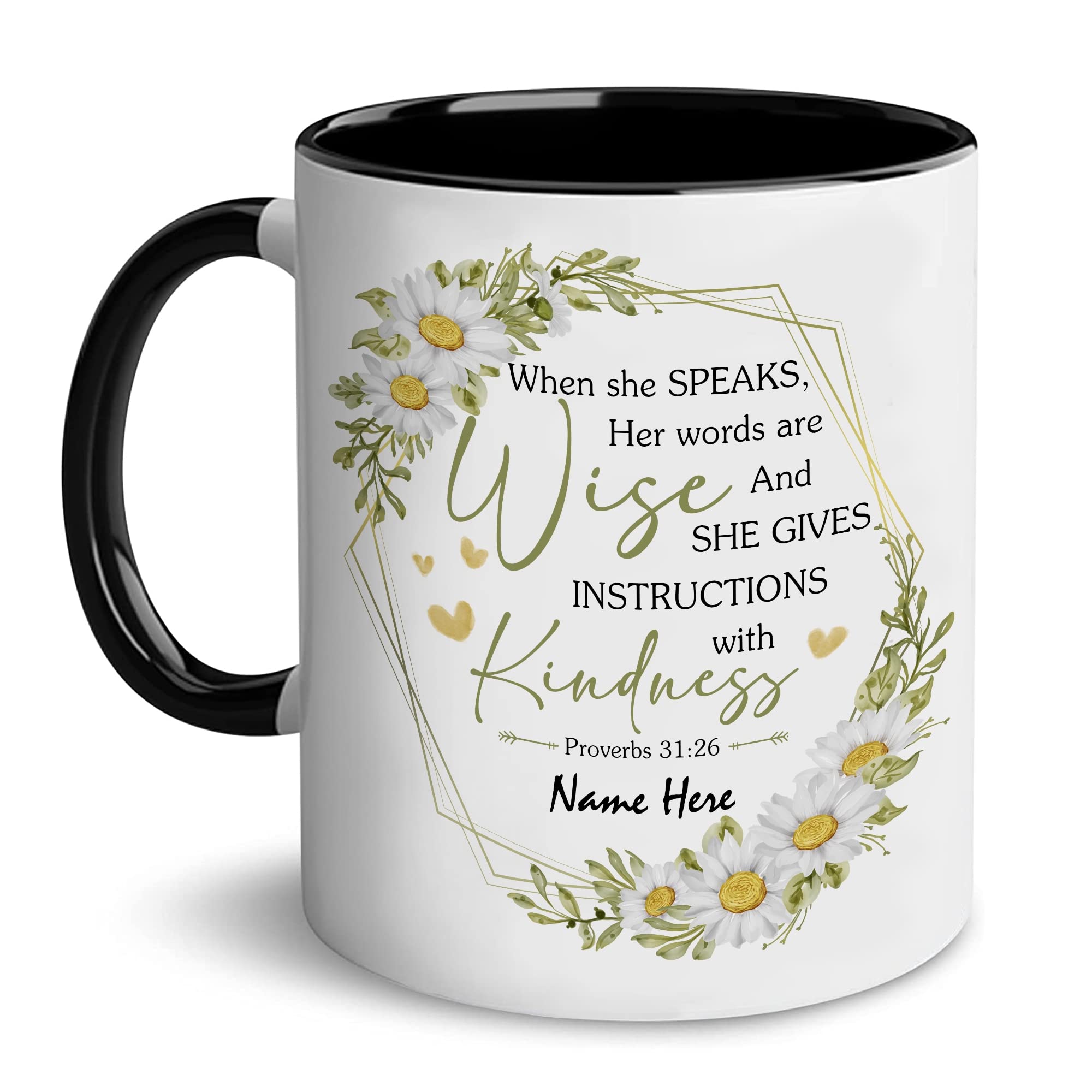 Custom Christian Mugs - Personalized Bible Verse Gifts for Women | Mother's Day, Birthday & Christmas Gifts